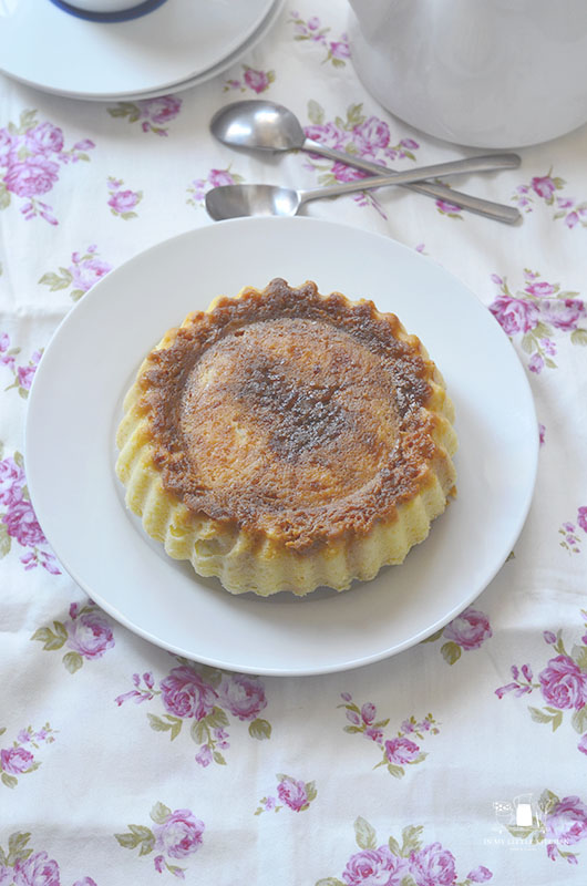 Tarta de queso al microondas (sin gluten)