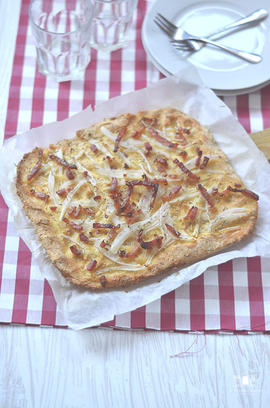 Tarte flambee (sin gluten)