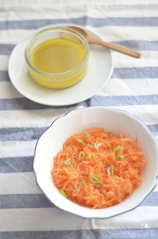 Ensalada francesa de zanahoria