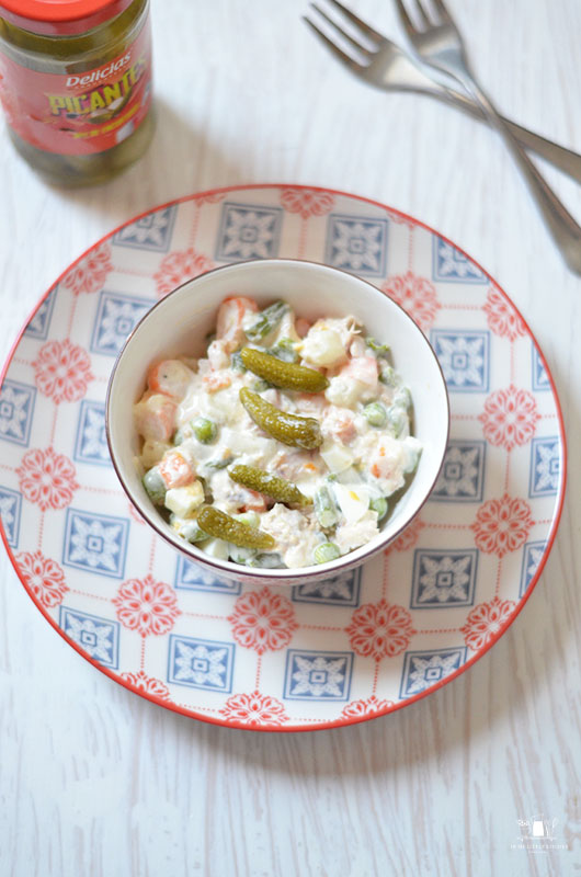 Ensaladilla rusa con un toque picante