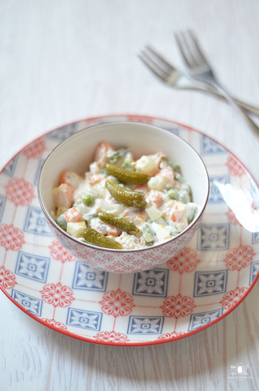 Ensaladilla rusa con un toque picante