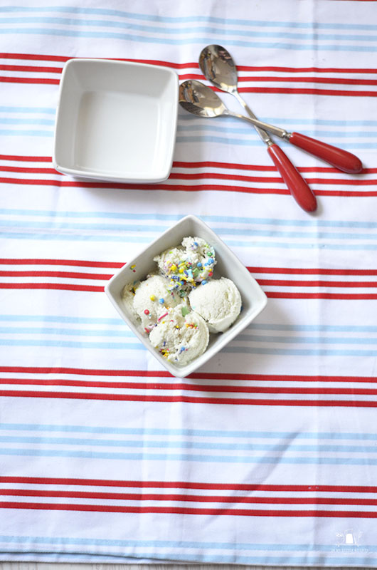 Helado funfetti