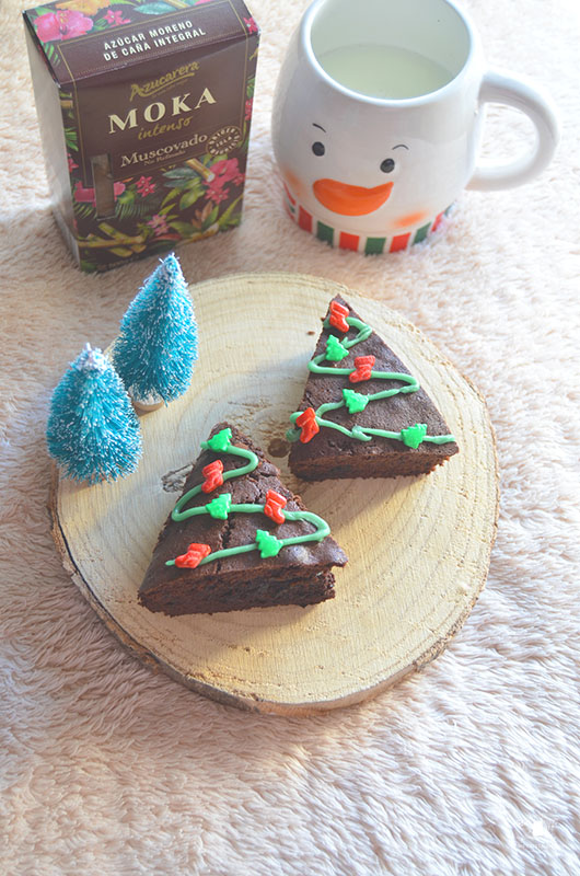 Brownie para Navidad