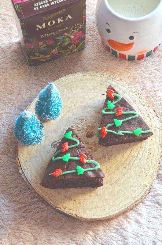 Brownie para Navidad