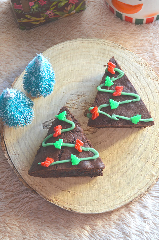 Brownie para Navidad