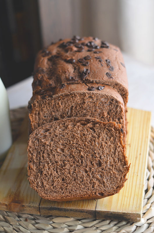 Brioche de chocolate en panificadora