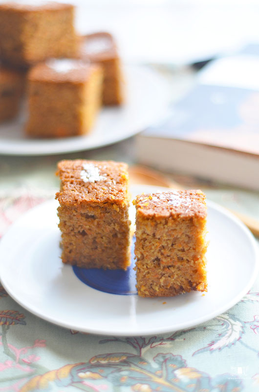 Bizcocho de zanahoria y coco sin gluten