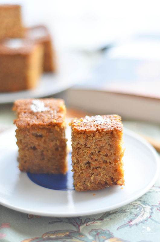 Bizcocho de zanahoria y coco sin gluten