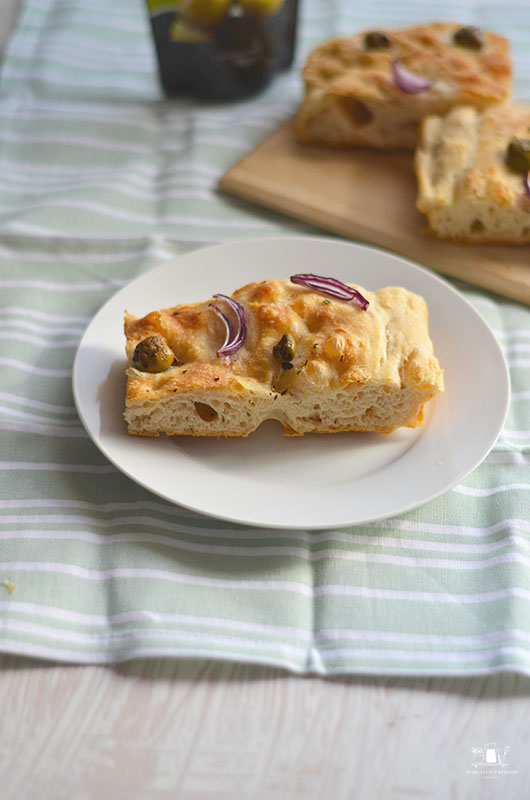 Focaccia sin amasado