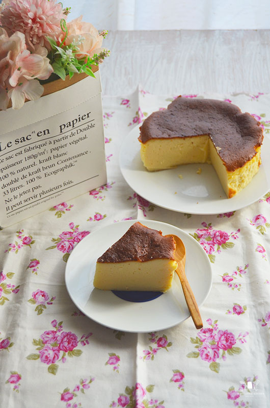 Tarta de queso en freidora de aire