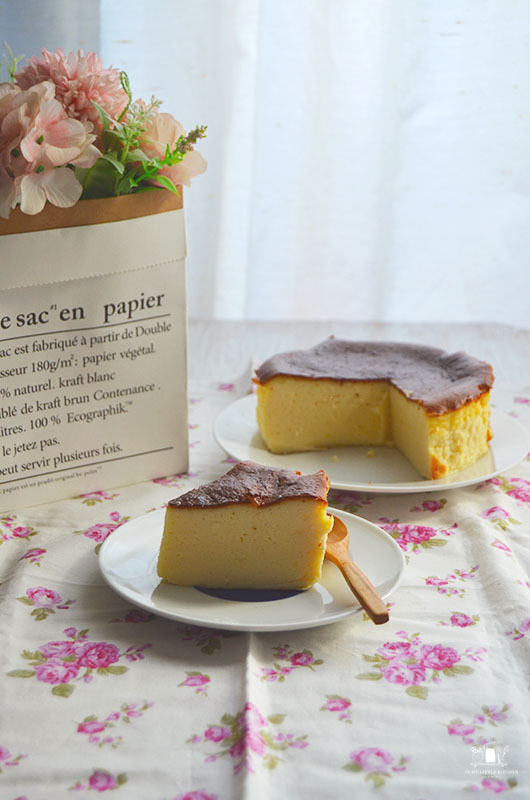 Tarta de queso en freidora de aire