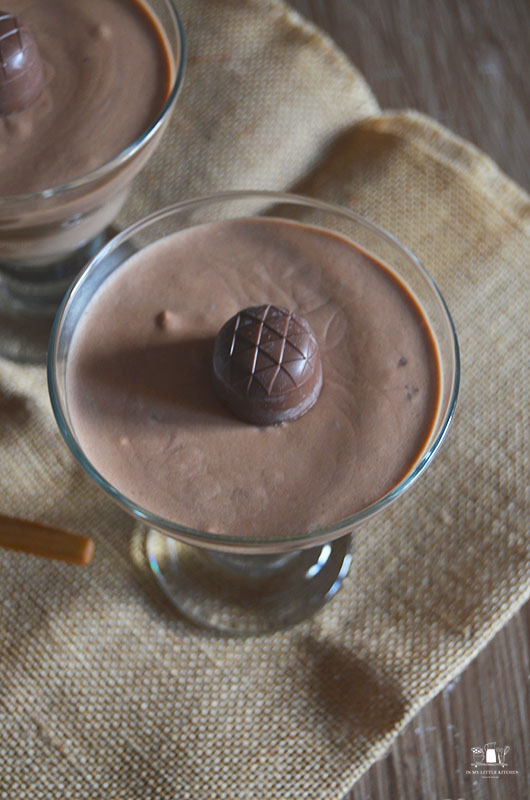 Mousse de turrón de chocolate con solo dos ingredientes